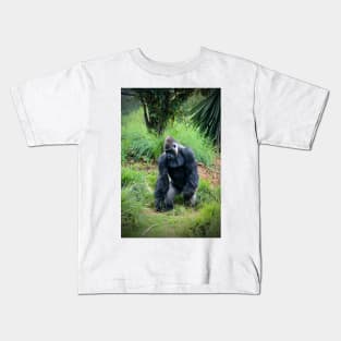 Standing Gorilla Kids T-Shirt